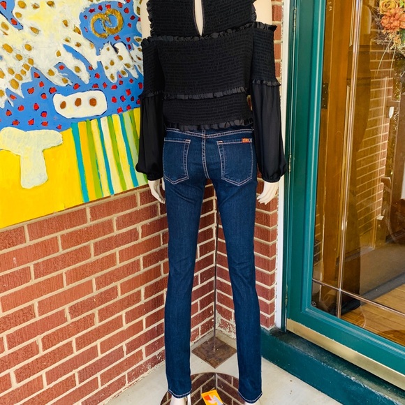 7 for All Mankind Ankle Skinny Jeans Mid Rise - Picture 3 of 8